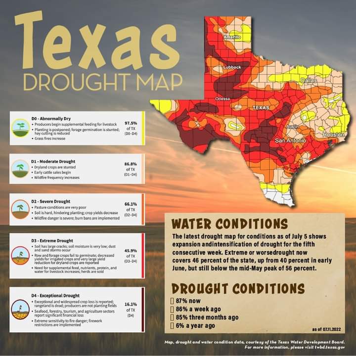 June 2022 State Drought Severity